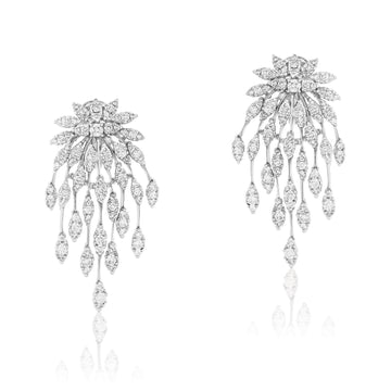 Diamond Spider Earrings - Andreoli Italian Jewelry