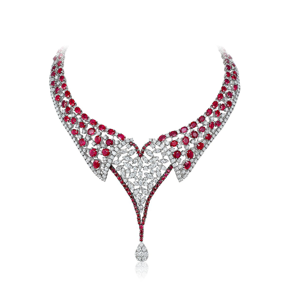 Vivere Ruby Collar Necklace – Andreoli Italian Jewelry