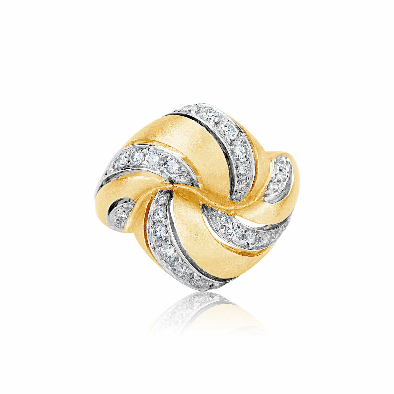 Art Deco Diamond Ring - Andreoli Italian Jewelry