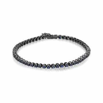 Blue Sapphire Bracelet - Andreoli Italian Jewelry
