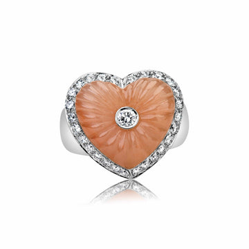 Eosite Heart Shape Ring - Andreoli Italian Jewelry