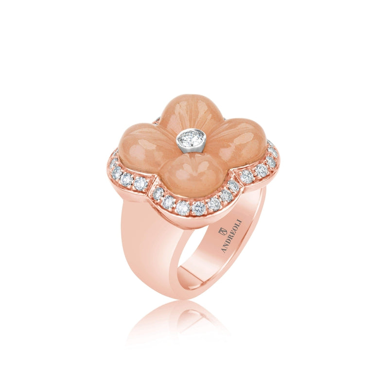 Eosite Ring Rose Gold - Andreoli Italian Jewelry