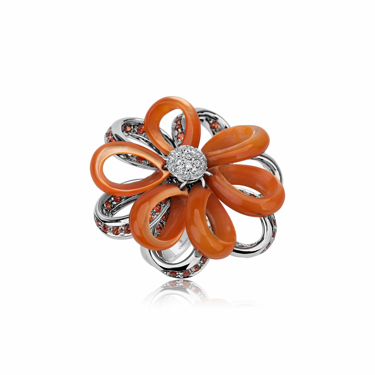 Flower Ring - Andreoli Italian Jewelry