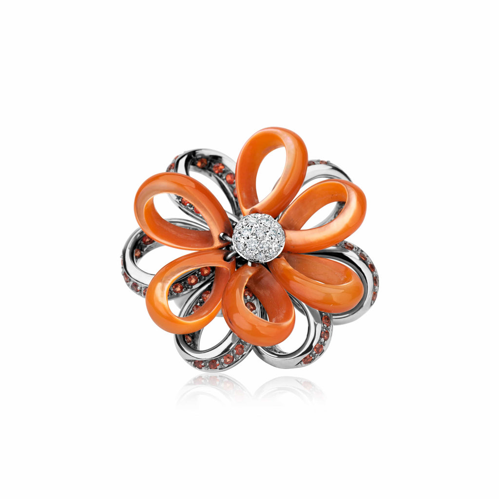 Flower Ring - Andreoli Italian Jewelry