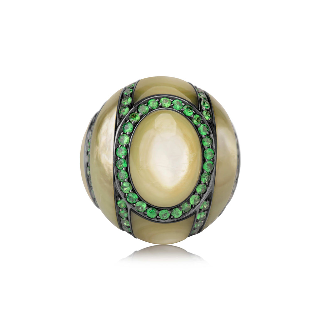 Mother of Pearl Ring - Andreoli Italian Jewelry