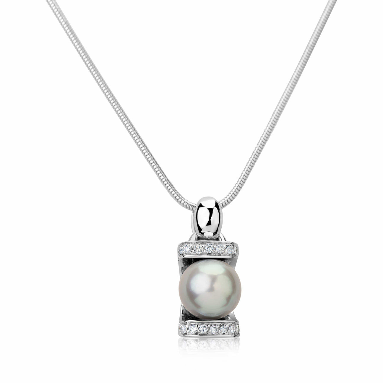 Tahitian Pearl Drop Necklace - Andreoli Italian Jewelry